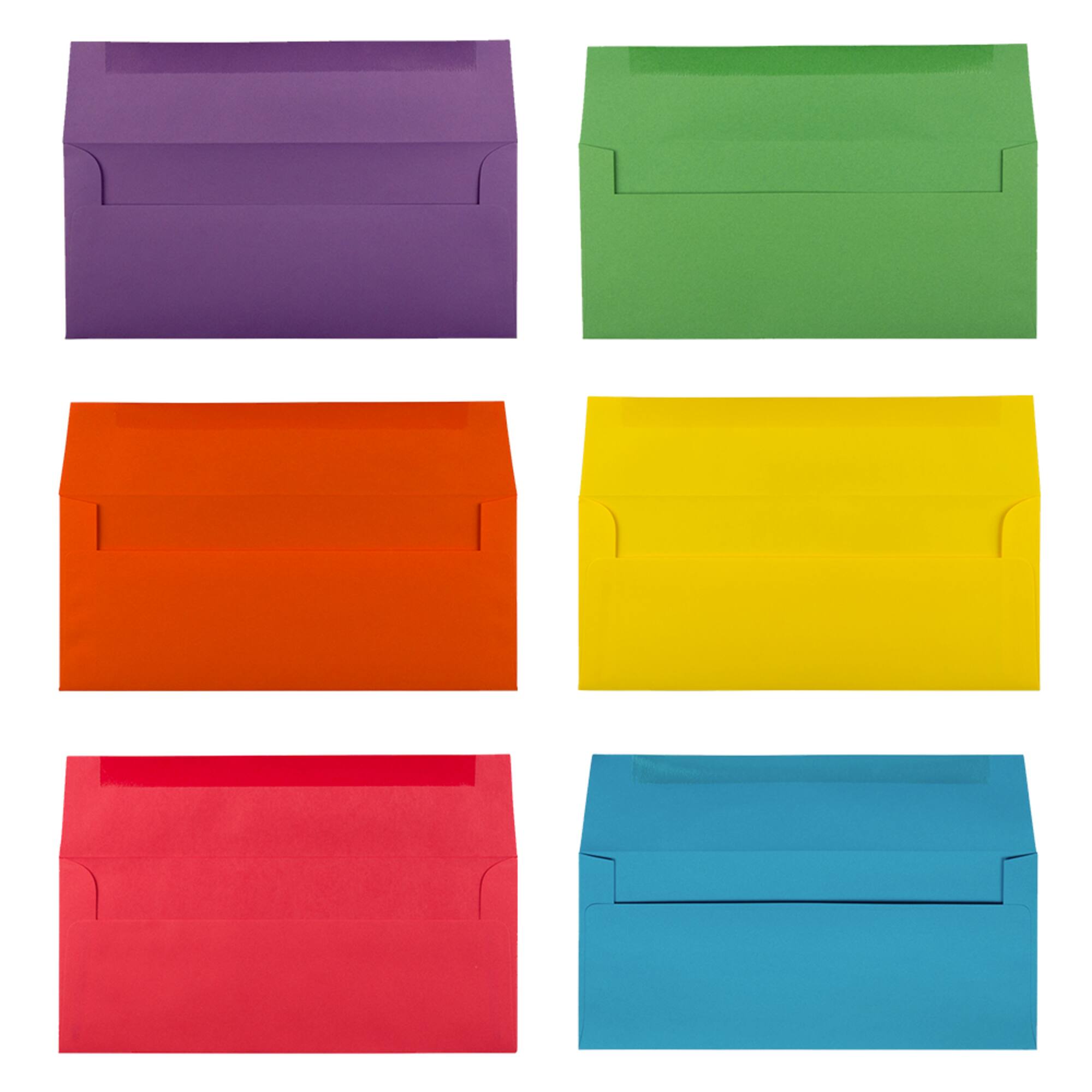 JAM Paper 9.5" x 4.125" Assorted Business Premium Envelopes, 150ct.